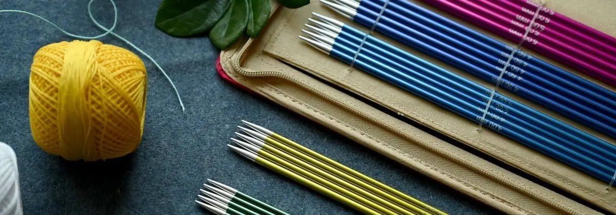 Ferri circolari fissi 40 cm in legno Knit Pro