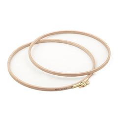 Nurge Polished Beech Embroidery Hoop with Screw depth 8 & 16 mm