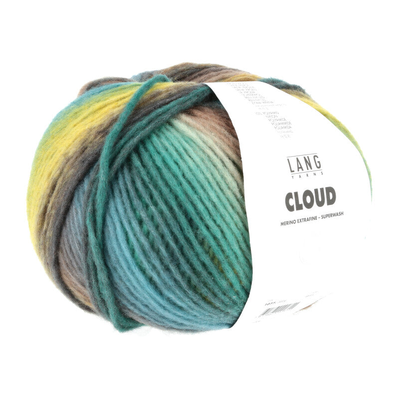 Lang Yarns Cloud Yarn, 260m / 100g – Green (0004)