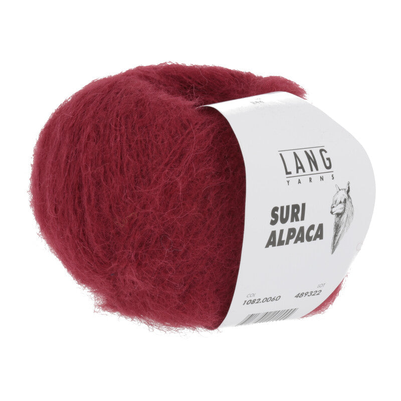 Lang Yarns Suri Alpaca – 25g / 100m – Red (0060)