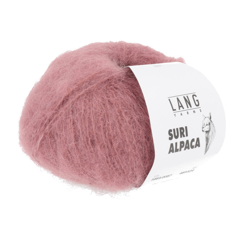 Lang Yarns Suri Alpaca – 25g / 100m – Rosewood (0087)