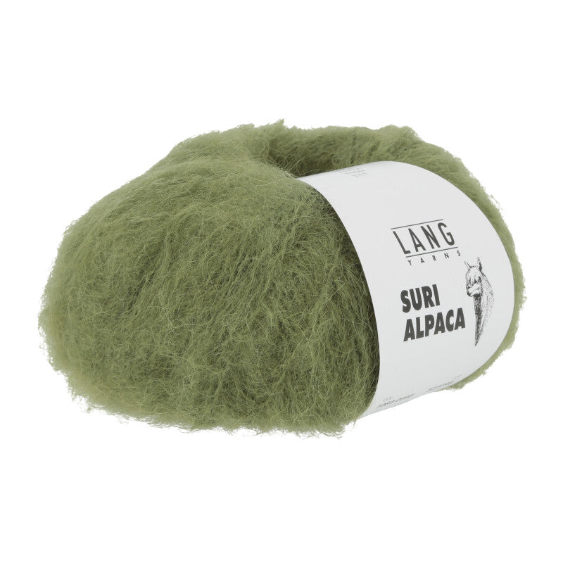 Lang Yarns Suri Alpaca – 25g / 100m – Olive (0098)