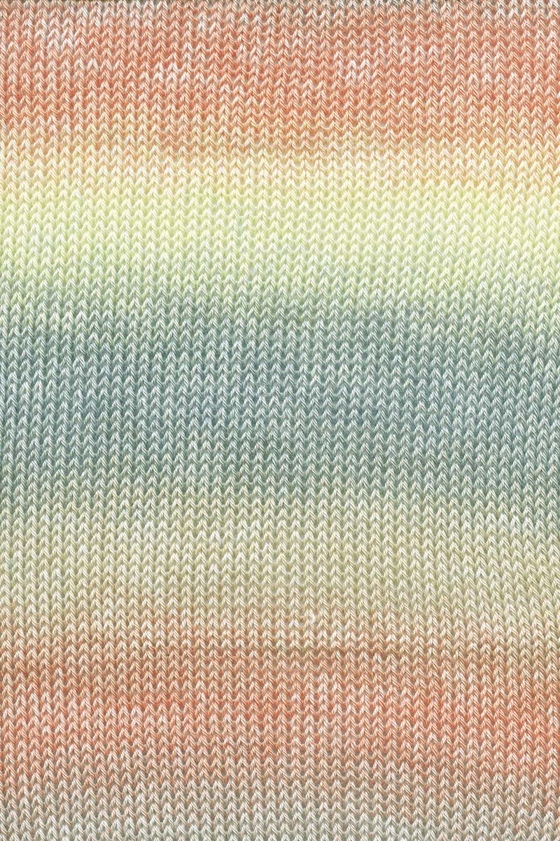 Lang Yarns Quattro Dégradé – 100g / 240m – Yellow/Beige/Rust (0021) – detail