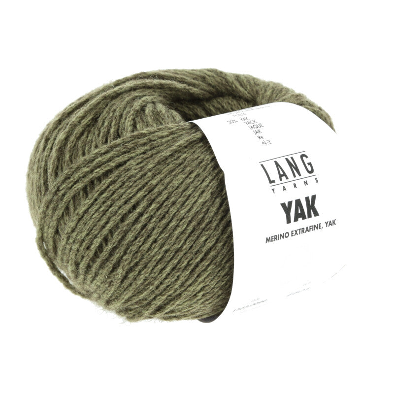 Lang Yarns Yak – 50g / 120m – Olive (0099)
