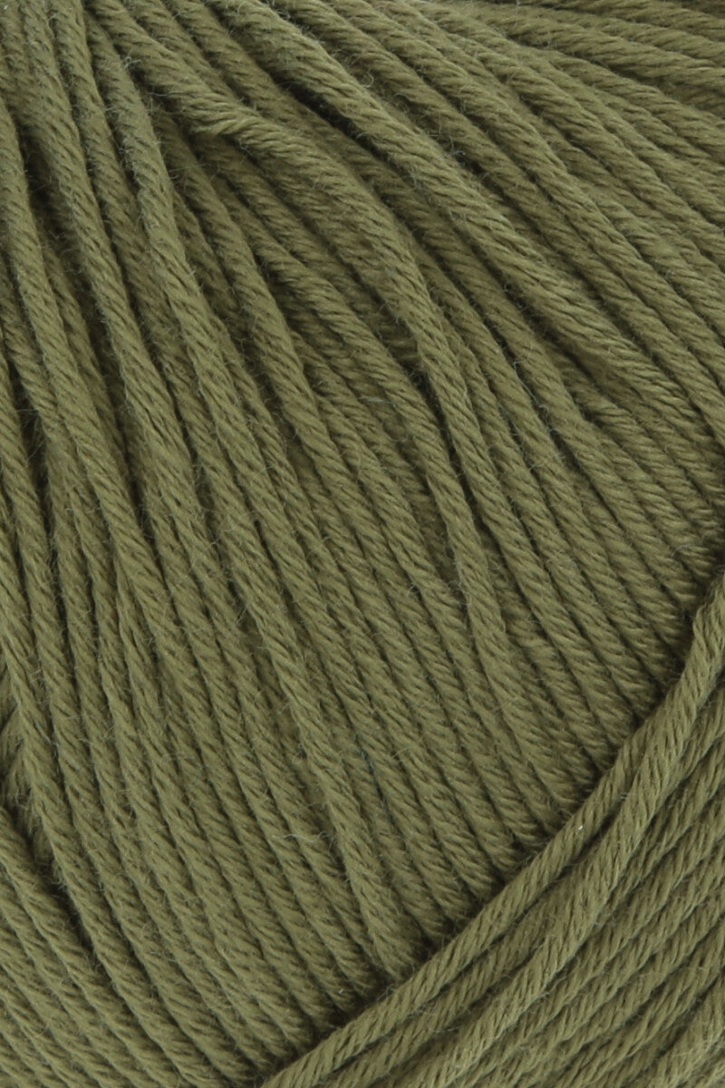 Lang Yarns Baby Cotton – 50g / 180m – Olive (0098) – detail