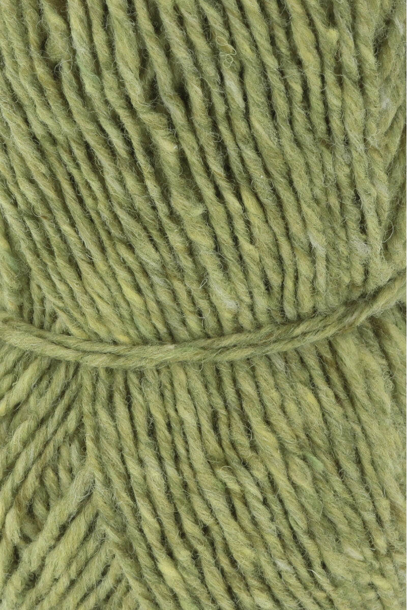 Lang Yarns Donegal Tweed+ Yarn, 105m / 50g – Light Green (0016), yarn texture