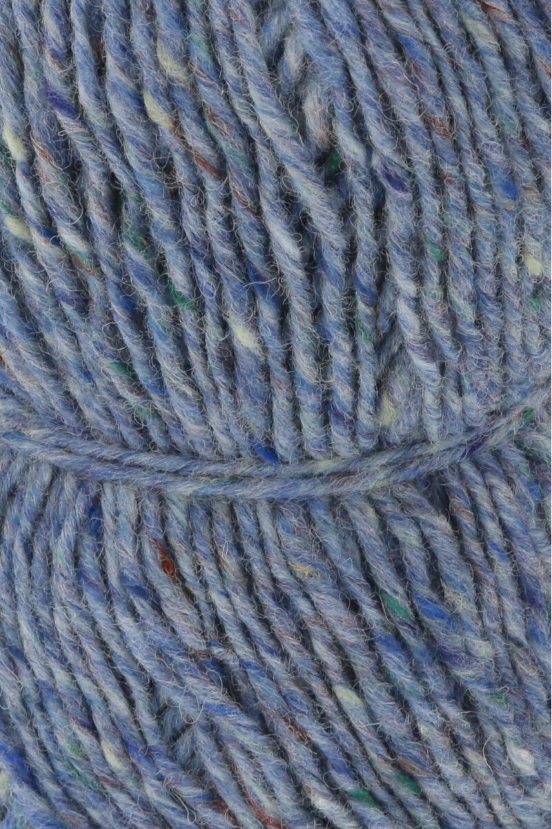 Lang Yarns Donegal Tweed+ Yarn, 105m / 50g – Light Blue (0020), yarn texture