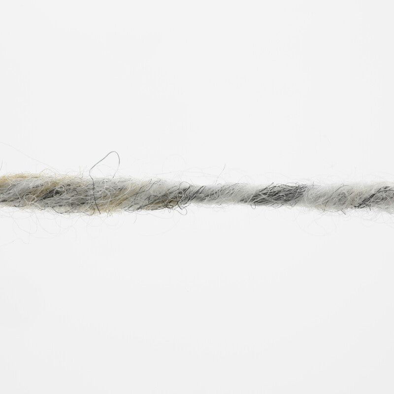 Lang Yarns Donegal Tweed+ Yarn, 105m / 50g – Light Grey (0023), yarn strand
