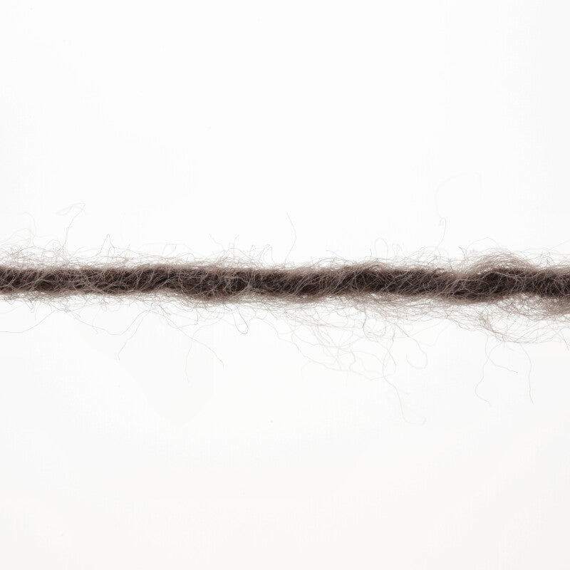 Lang Yarns Whisper – 50g / 125m – Dark Brown (0068) – yarn texture