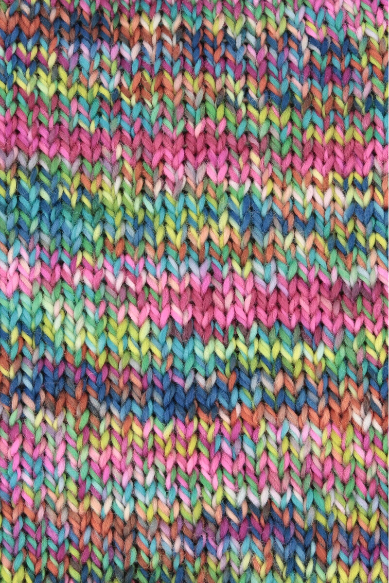 Lang Yarns Twister – 100g / 100m – Hot Pink/Marine/Light Blue (0006) – detail