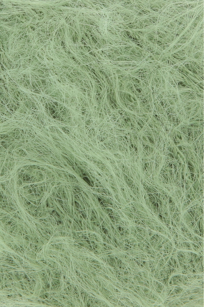Lang Yarns Fluffy – 50g / 205m – Green (0017) – detail