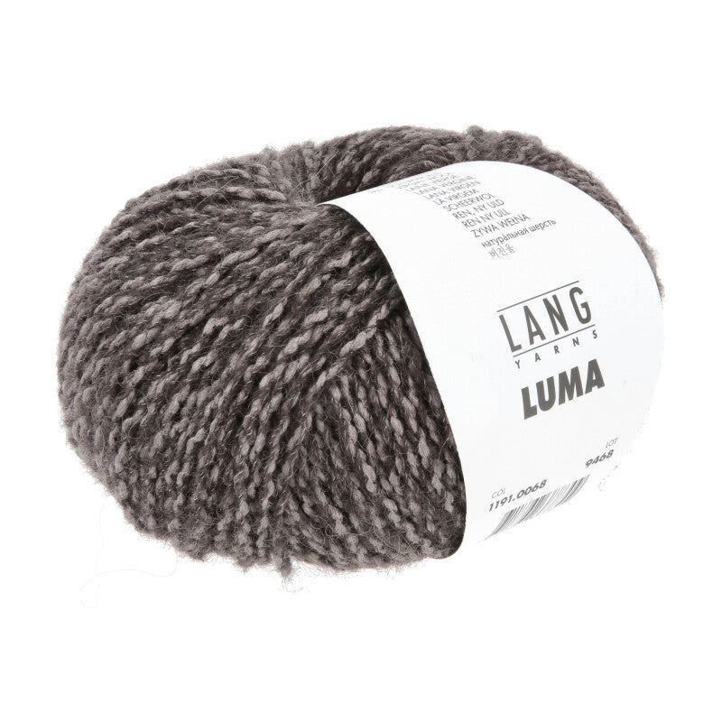 Lang Yarns Luma – 50g / 120m – Dark Brown (0068)