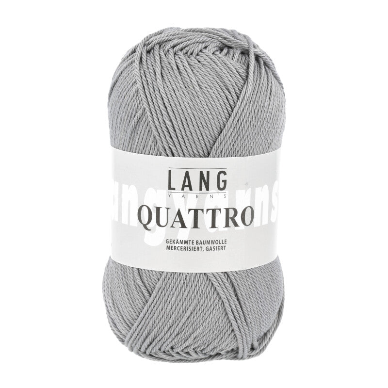 Lang Yarns Quattro – 50g / 120m – Silver (0023)