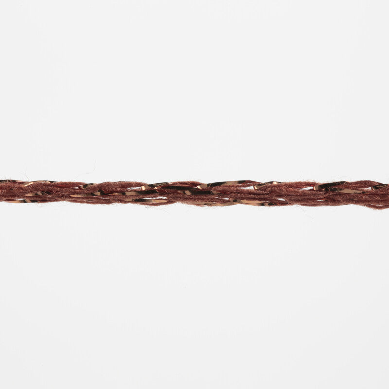 Lang Yarns Lamé Soft – 50g / 190m – Cinnamon (0067) – yarn texture
