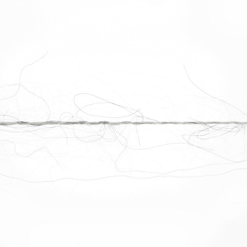 Lang Yarns Mohair Luxe Yarn, 175m / 25g – Light Grey Mélange (0003), yarn strand