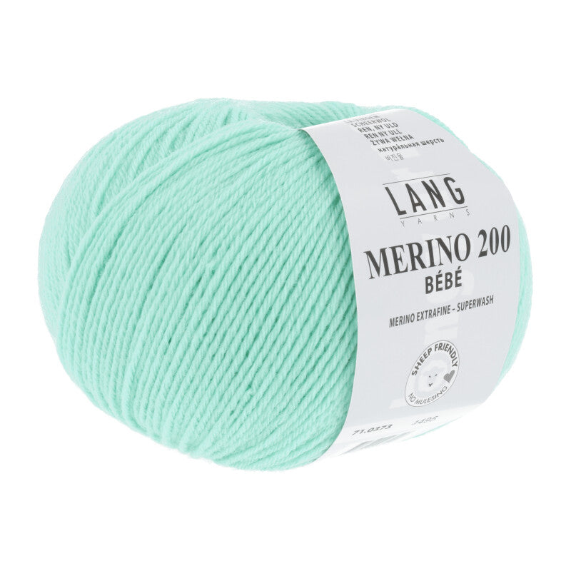 Lang Yarns Merino 200 Bébé Yarn, 203m / 50g – Emerald (0373)