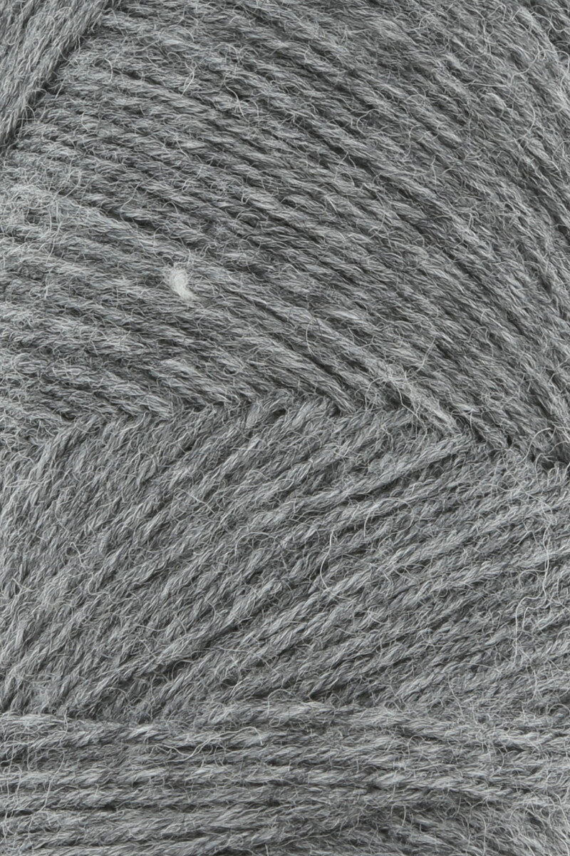 Lang Yarns Jawoll Yarn, 190m / 50g – Dark Grey Mélange (0003), yarn texture