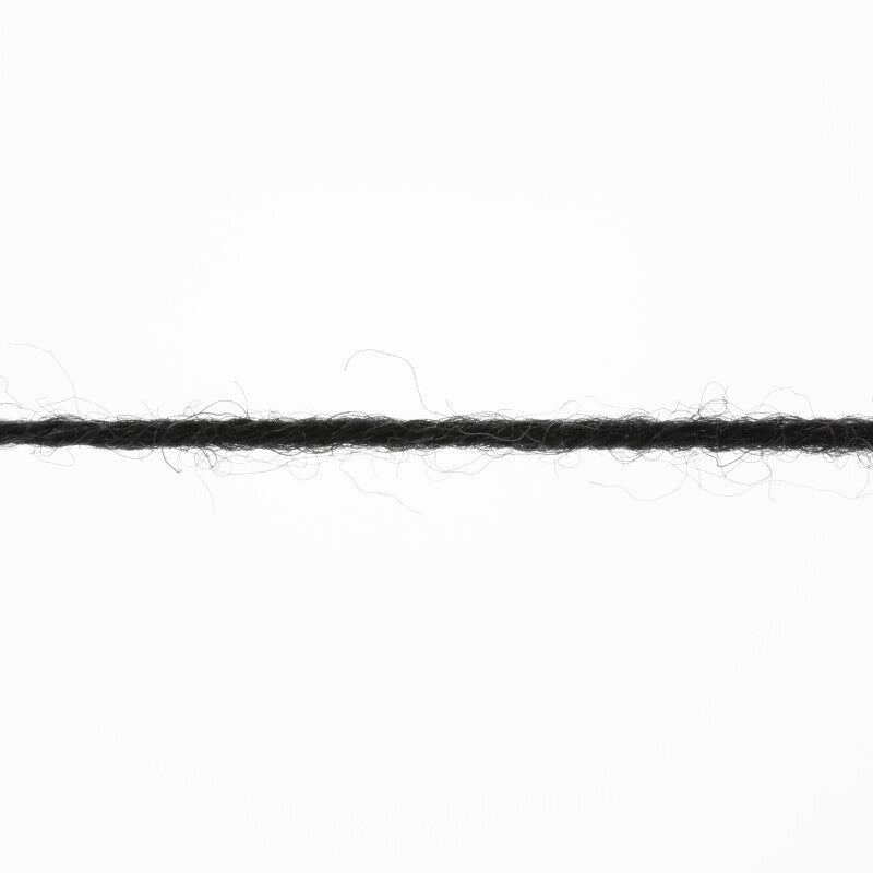Lang Yarns Jawoll Yarn, 190m / 50g – Black (0004), yarn strand