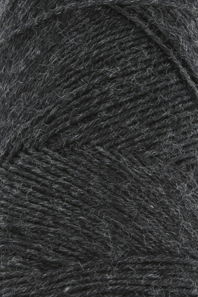 Lang Yarns Jawoll Yarn, 190m / 50g – Anhtracite Mélange (0070), yarn texture