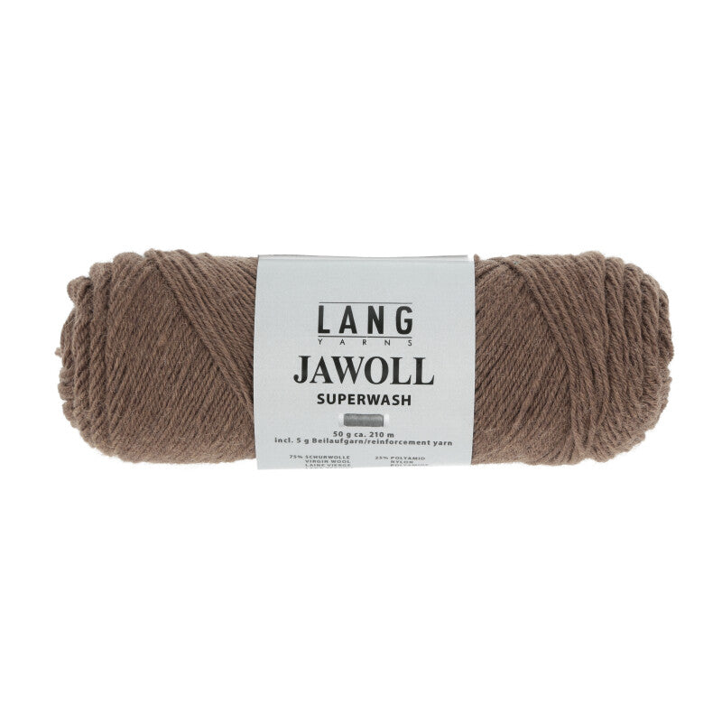 Lang Yarns Jawoll Yarn, 190m / 50g – Brown (0095)