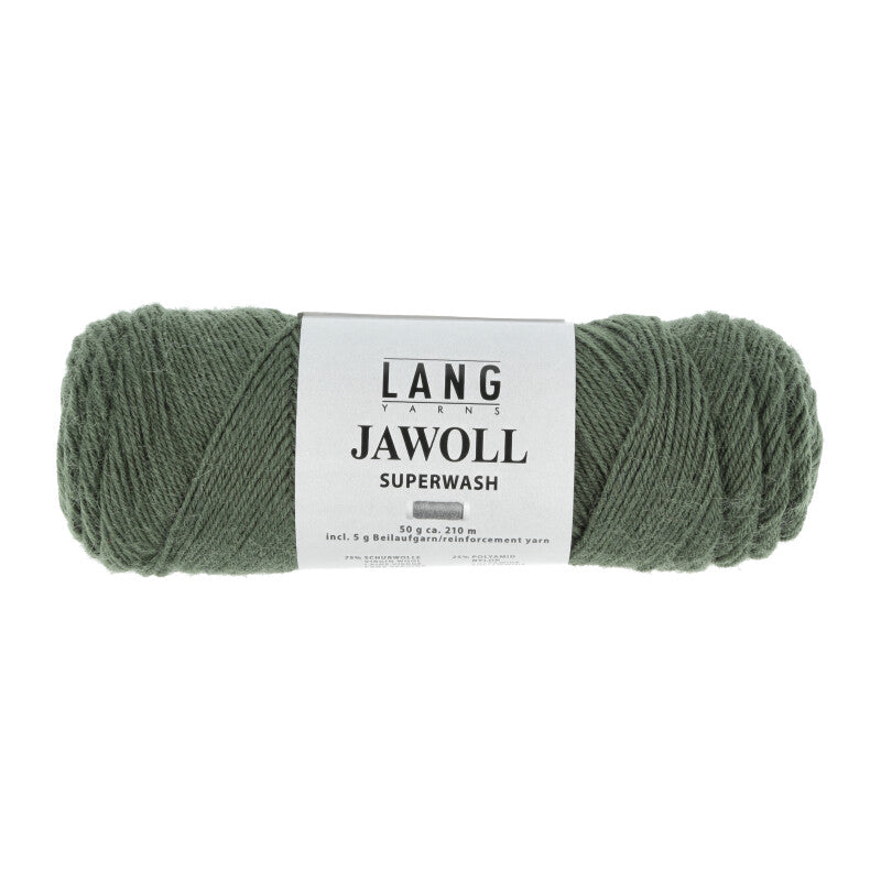 Lang Yarns Jawoll Yarn, 190m / 50g – Olive (0098)