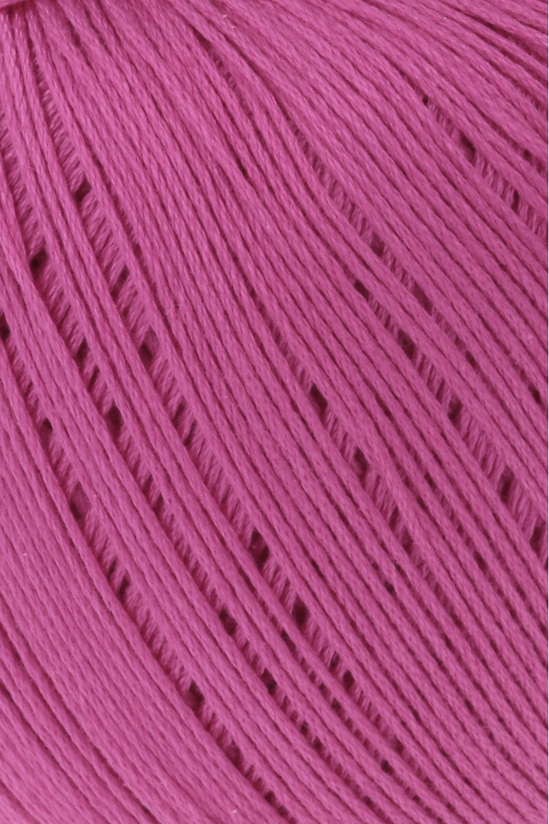 Lang Yarns Marisa – 100% Egyptian cotton yarn, 50g/210m – Pink (0084) – detail