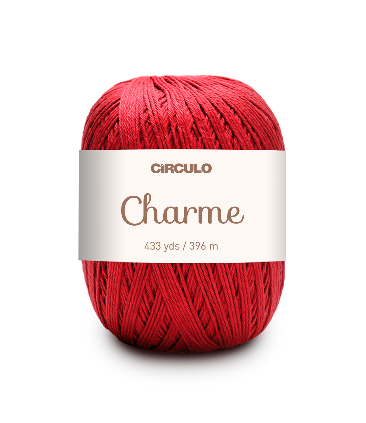 Circulo CHARME – Hilo 100% algodón mercerizado brasileño, 396m / 150g