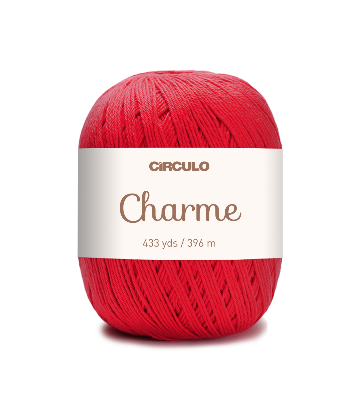 Circulo CHARME – Hilo 100% algodón mercerizado brasileño, 396m / 150g