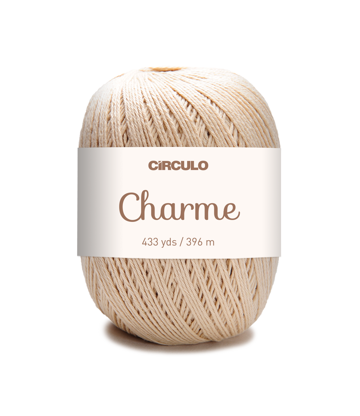 Circulo CHARME – Hilo 100% algodón mercerizado brasileño, 396m / 150g