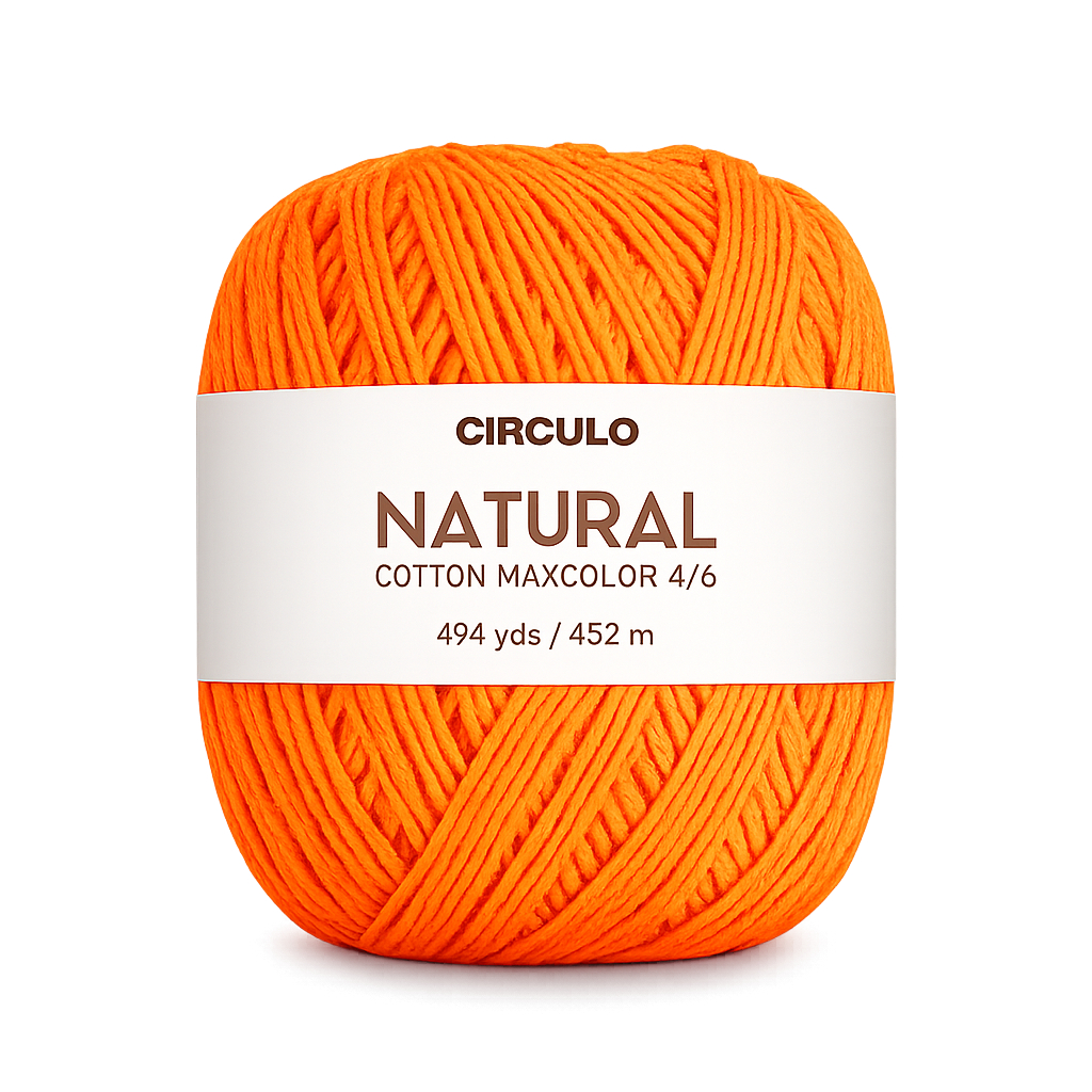 Circulo Natural Cotton Maxcolor (Barroco) 6- 100% Cotton Yarn, 452m / 400g