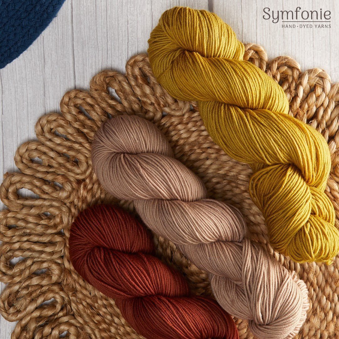 Symfonie Yarns | FLORA Naturally Dyed Superwash Merino - DK | OR Marigold (Semisolid Color)