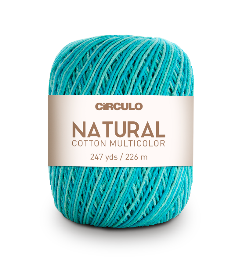 Círculo Natural Cotton Multicolor 4/6 – Baumwollgarn (226 m / 200 g)
