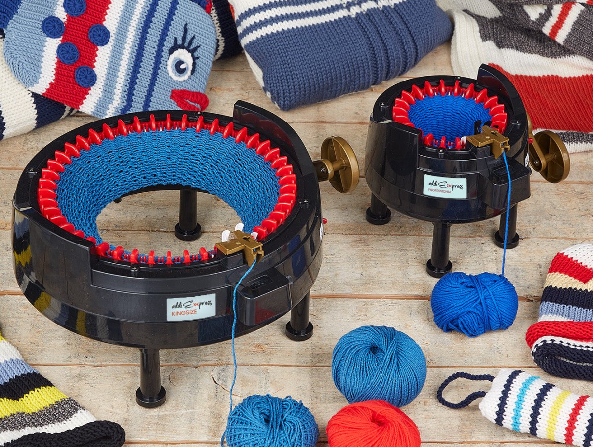 addiExpress King Size Knitting Machine - Create Larger Projects Fast - Leo Hobby Marketplace