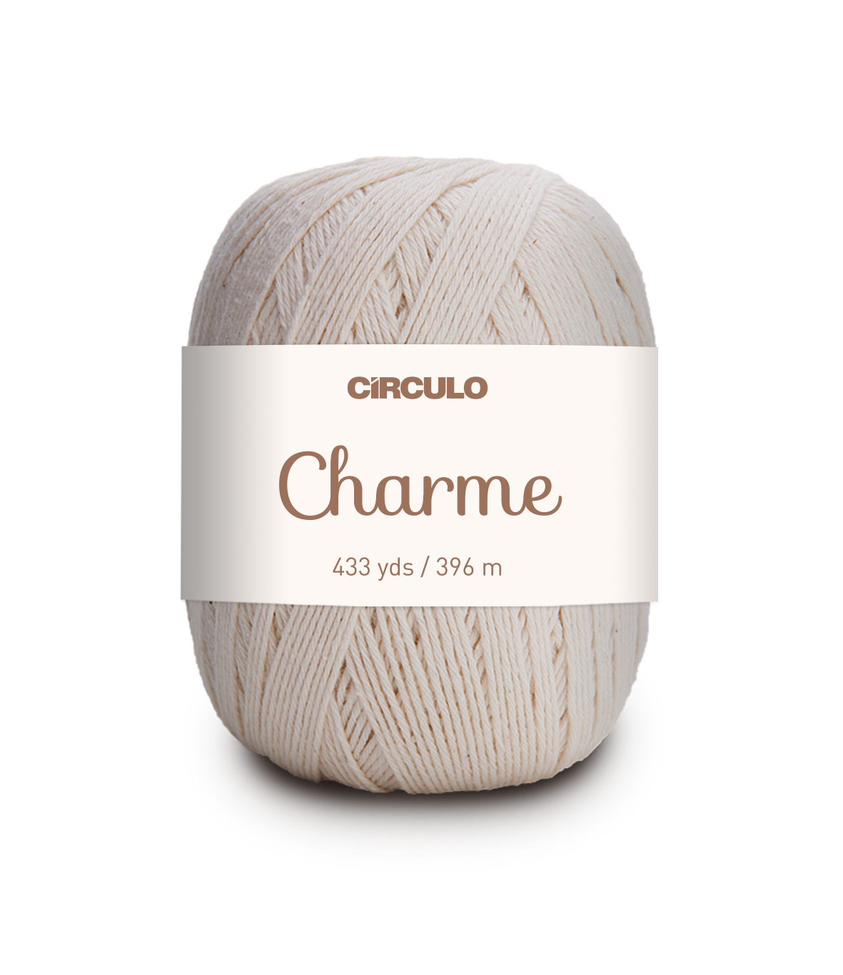 Circulo CHARME – Hilo 100% algodón mercerizado brasileño, 396m / 150g