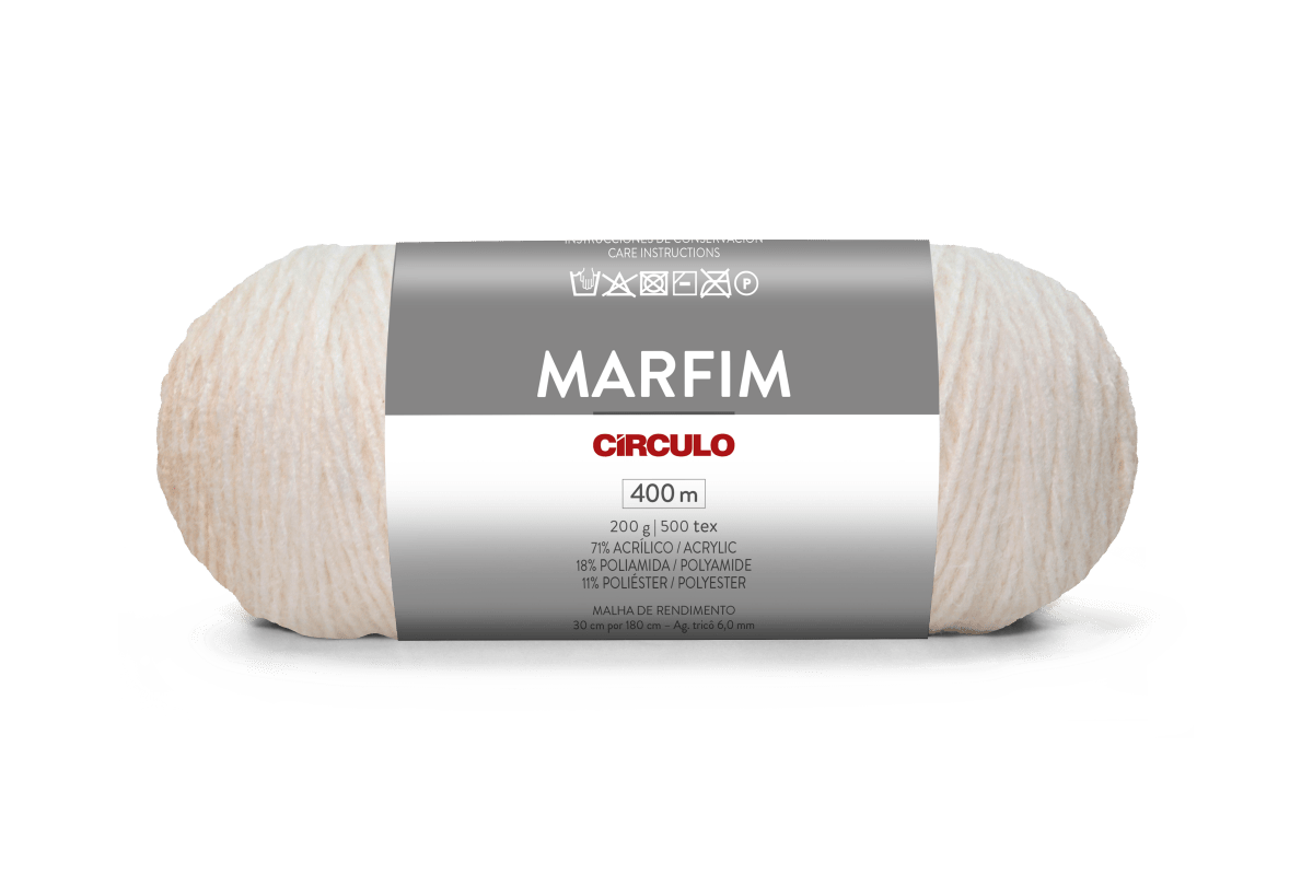 Círculo Marfim - Soft Gradient Yarn with Cashmere Touch (200g) - Leo Hobby