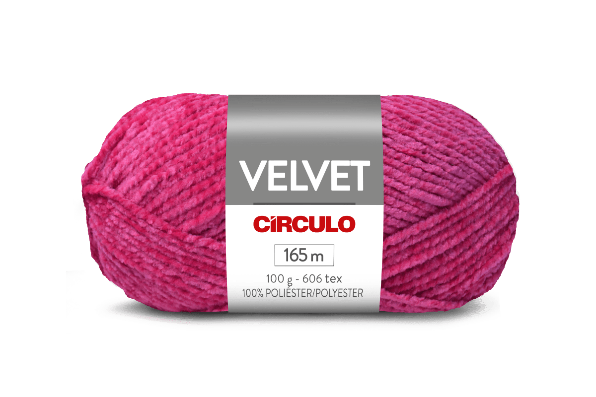 Círculo Velvet – Ultra - Soft Velvety Texture Yarn (100g) - Leo Hobby
