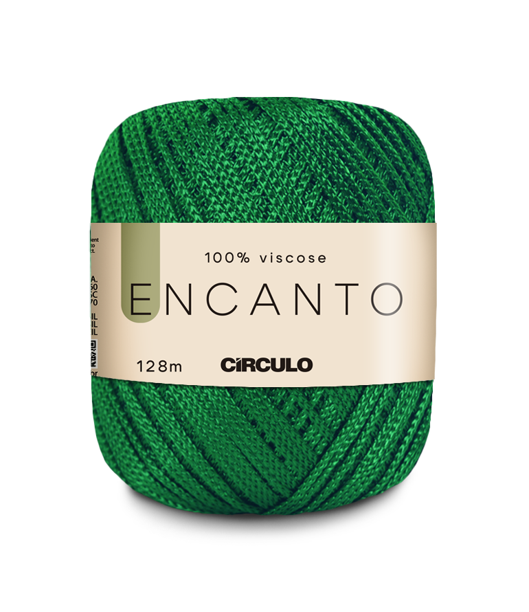 Circulo Encanto 100% Viscose Yarn for Crochet and Knitting, 128m/100g Luxurious Shine & Versatility