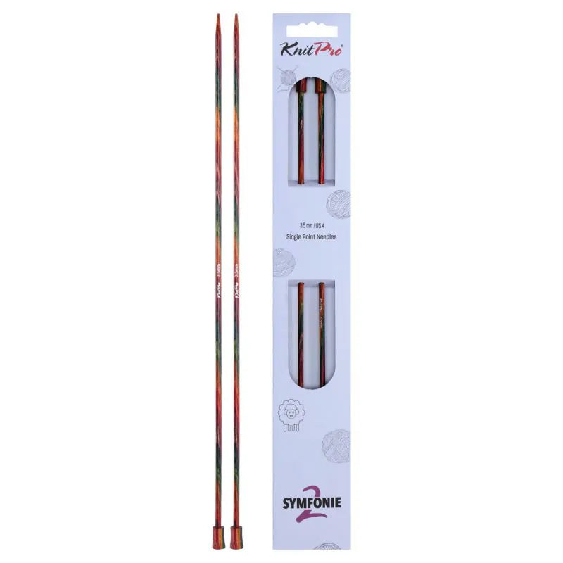 KnitPro Symfonie 2 single pointed knitting needles, 3.50 mm