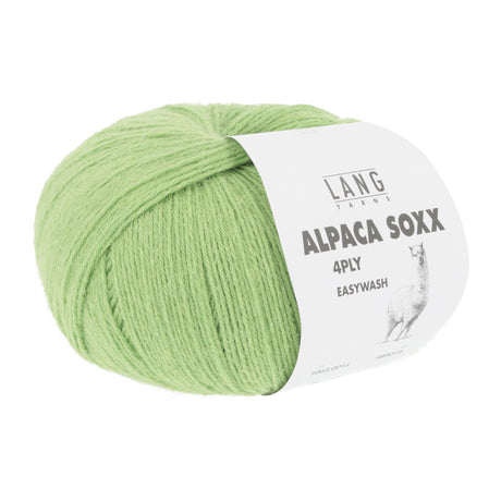 Lang Yarns Alpaca Soxx 4-ply Yarn, 390m / 100g – Green (0016)