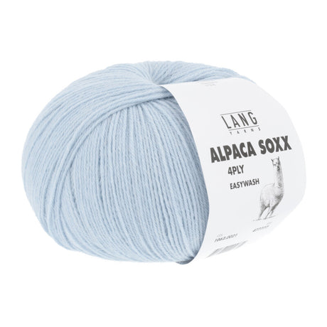 Lang Yarns Alpaca Soxx 4-ply Yarn, 390m / 100g – Light Blue (0021)