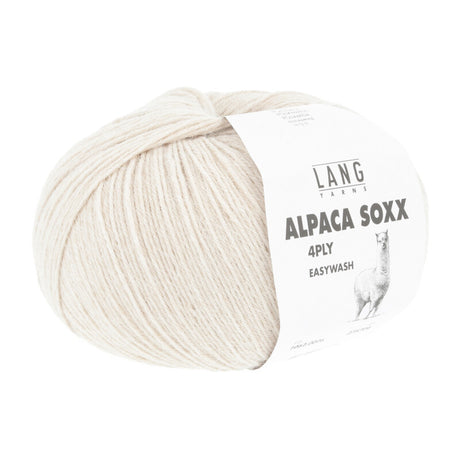Lang Yarns Alpaca Soxx 4-ply Yarn, 390m / 100g – Sand Mélange (0026)