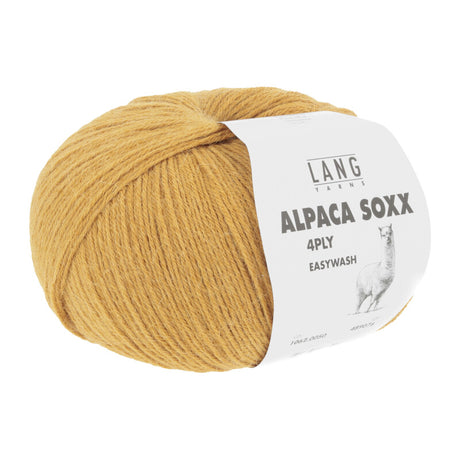 Lang Yarns Alpaca Soxx 4-ply Yarn, 390m / 100g – Mustard Yellow (0050)