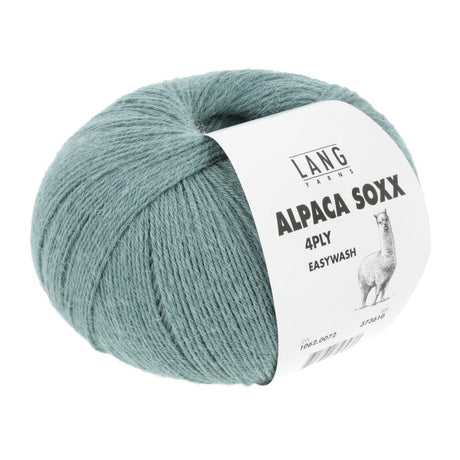Lang Yarns Alpaca Soxx 4-ply Yarn, 390m / 100g – Dark Mint (0072)