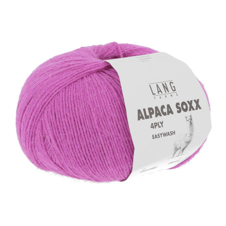 Lang Yarns Alpaca Soxx 4-ply Yarn, 390m / 100g – Pink (0085)