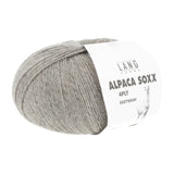 Lang Yarns Alpaca Soxx 4-ply Yarn, 390m / 100g – Light Brown Mélange (0096)