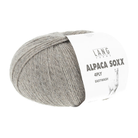 Lang Yarns Alpaca Soxx 4-ply Yarn, 390m / 100g – Light Brown Mélange (0096)