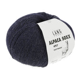Lang Yarns Alpaca Soxx 4-ply Yarn, 390m / 100g – Navy Mélange (0125)