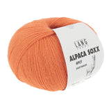 Lang Yarns Alpaca Soxx 4-ply Yarn, 390m / 100g – Orange (0159)