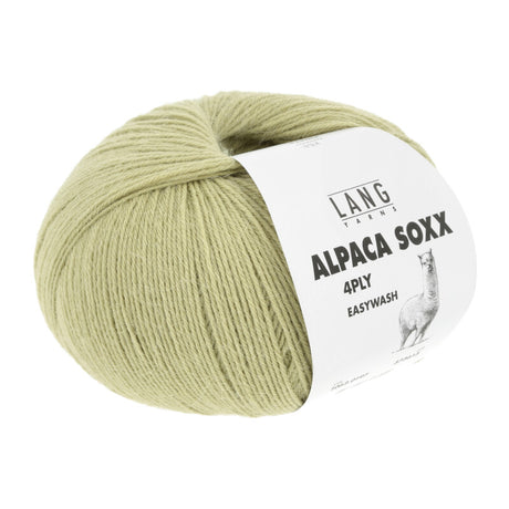 Lang Yarns Alpaca Soxx 4-ply Yarn, 390m / 100g – Light Olive (0197)
