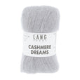 Lang Yarns Cashmere Dreams Yarn, 290m / 25g – Light Grey Mélange (0023)